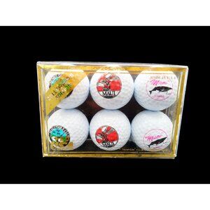 Maui Collectors Edition Golf Balls Pro 6 USA Surlyn Cover Made In U.S.A.